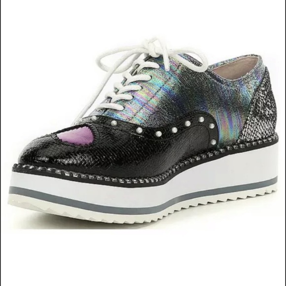 Betsey Johnson Marti Iridescent Oxford 
